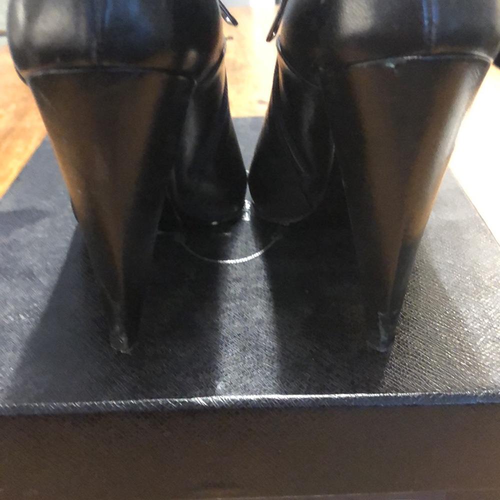 Prada Black High Heeled Bootie, size 39.5 - Picture 5 of 13
